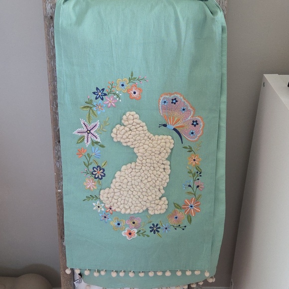 Tabitha Webb Spring Embroidered Table Runner - Picture 6 of 13